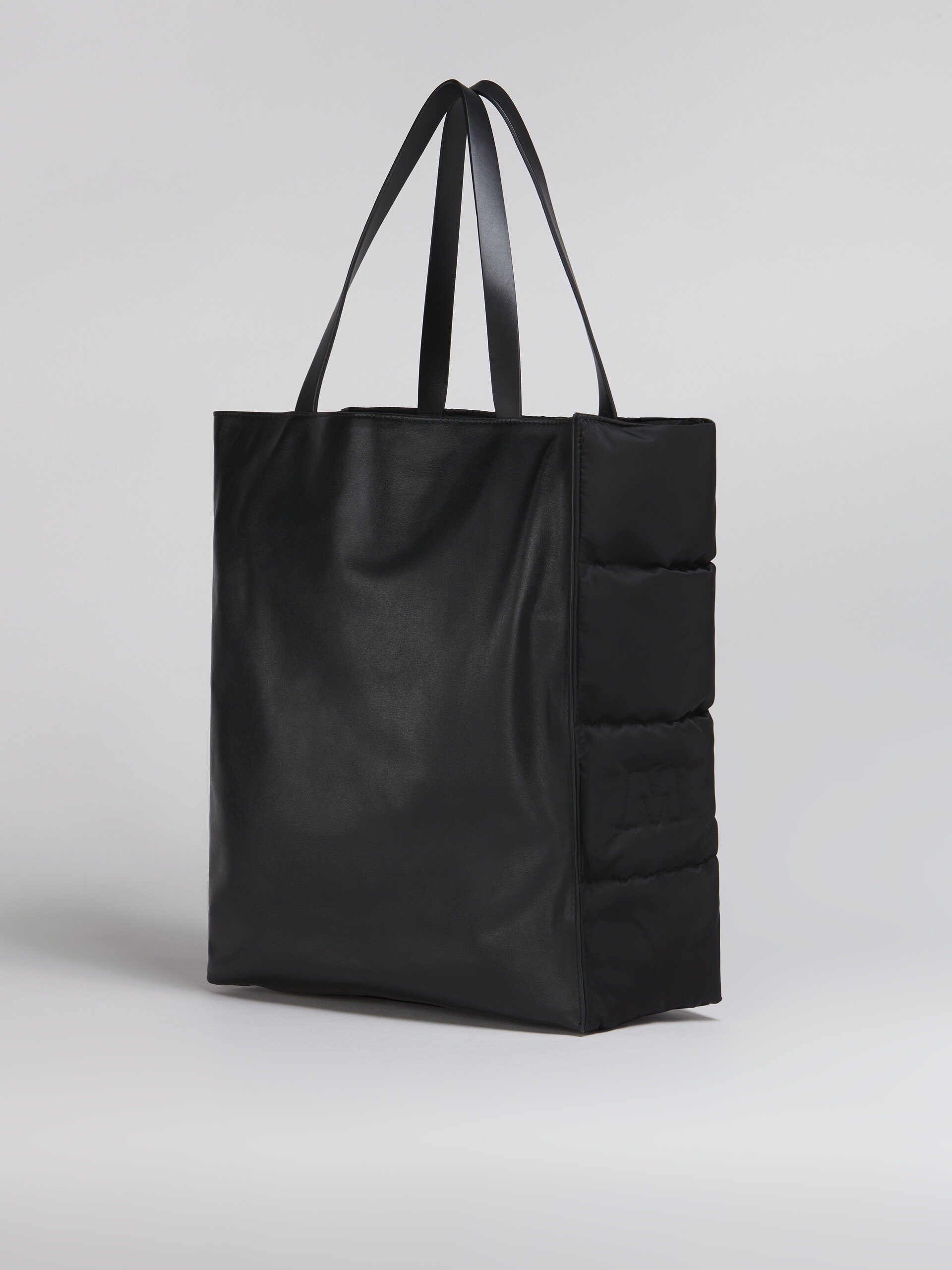 MUSEO SOFT LARGE BAG IN BLACK NYLON - 3