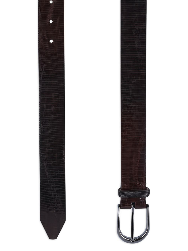 Brunello Cucinelli textured belt outlook