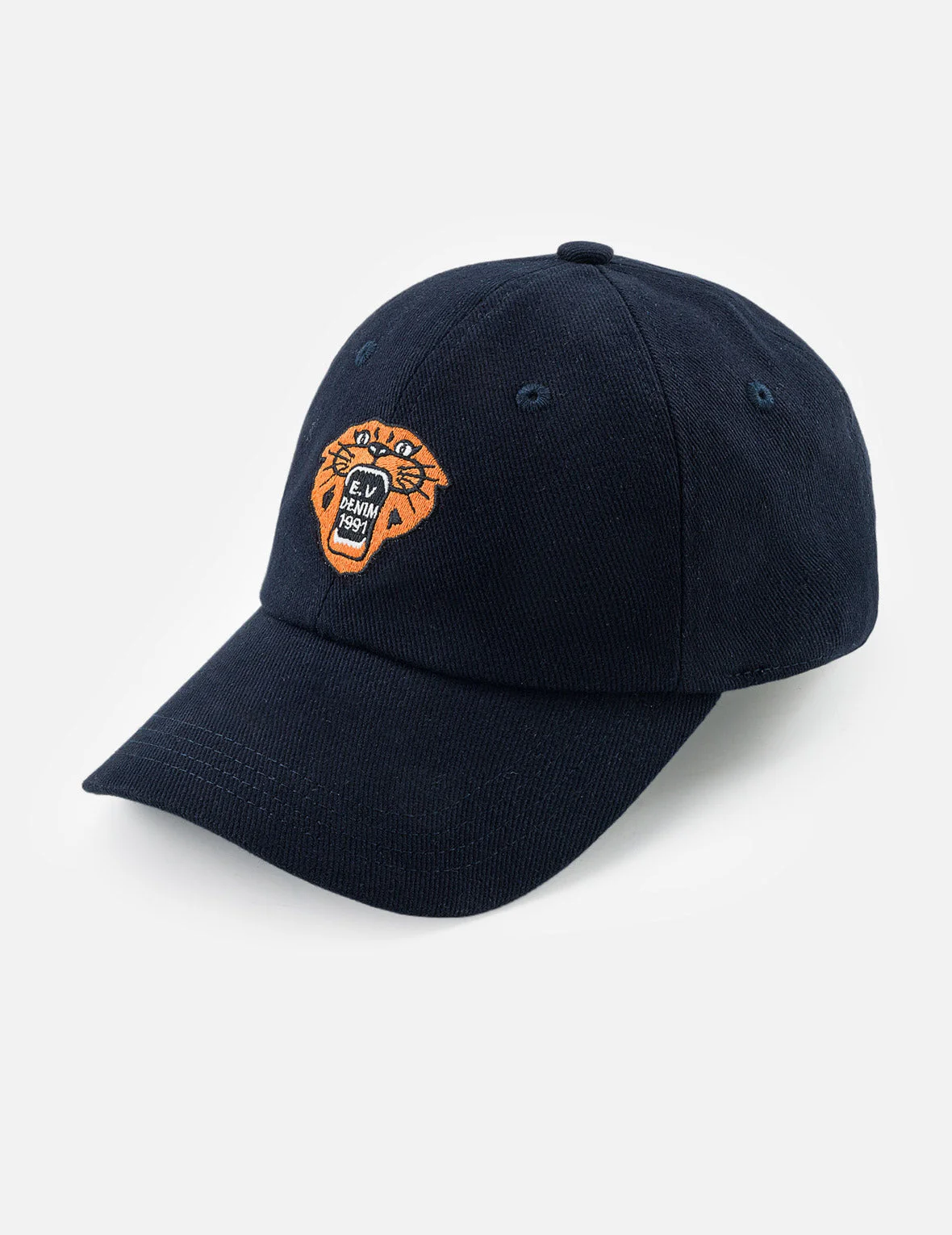 Tiger Head Embroidery Baseball Cap - 1