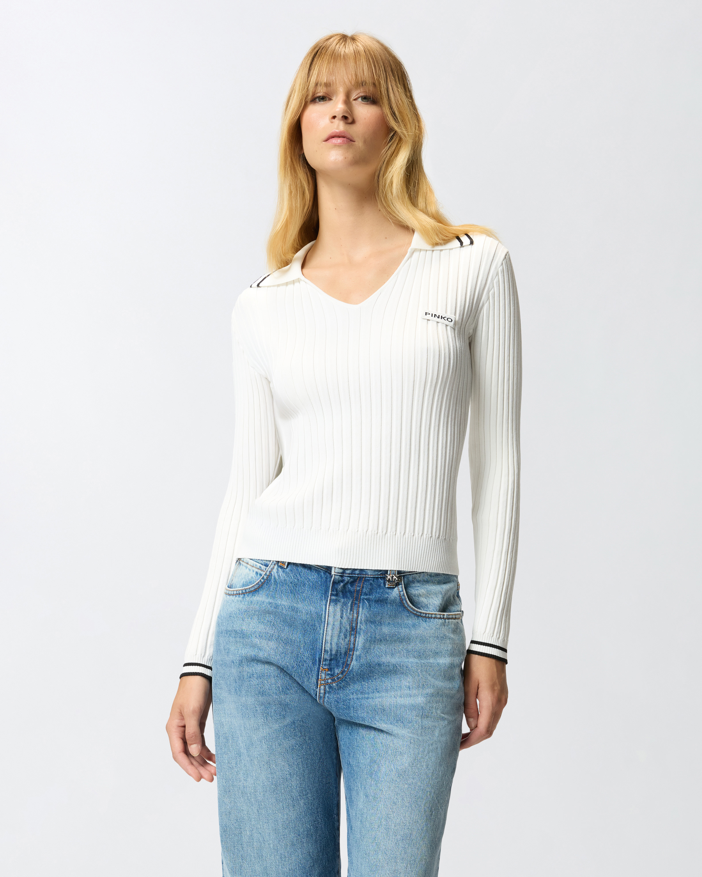 POLO-STYLE SWEATER - 2
