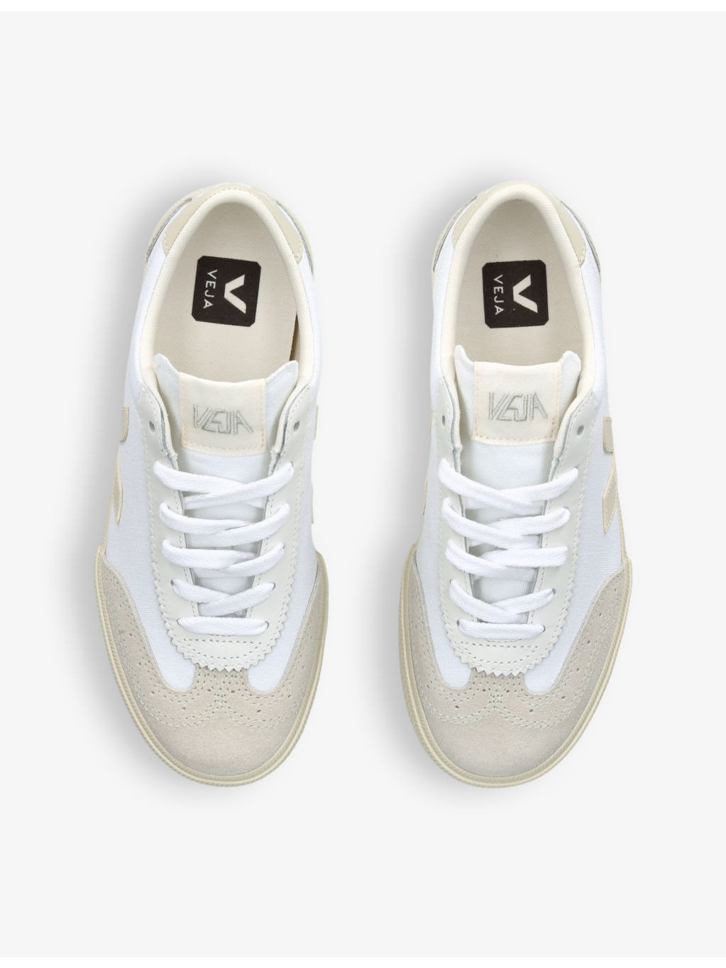 Women's Volley logo-embroidered canvas low-top trainers - 2