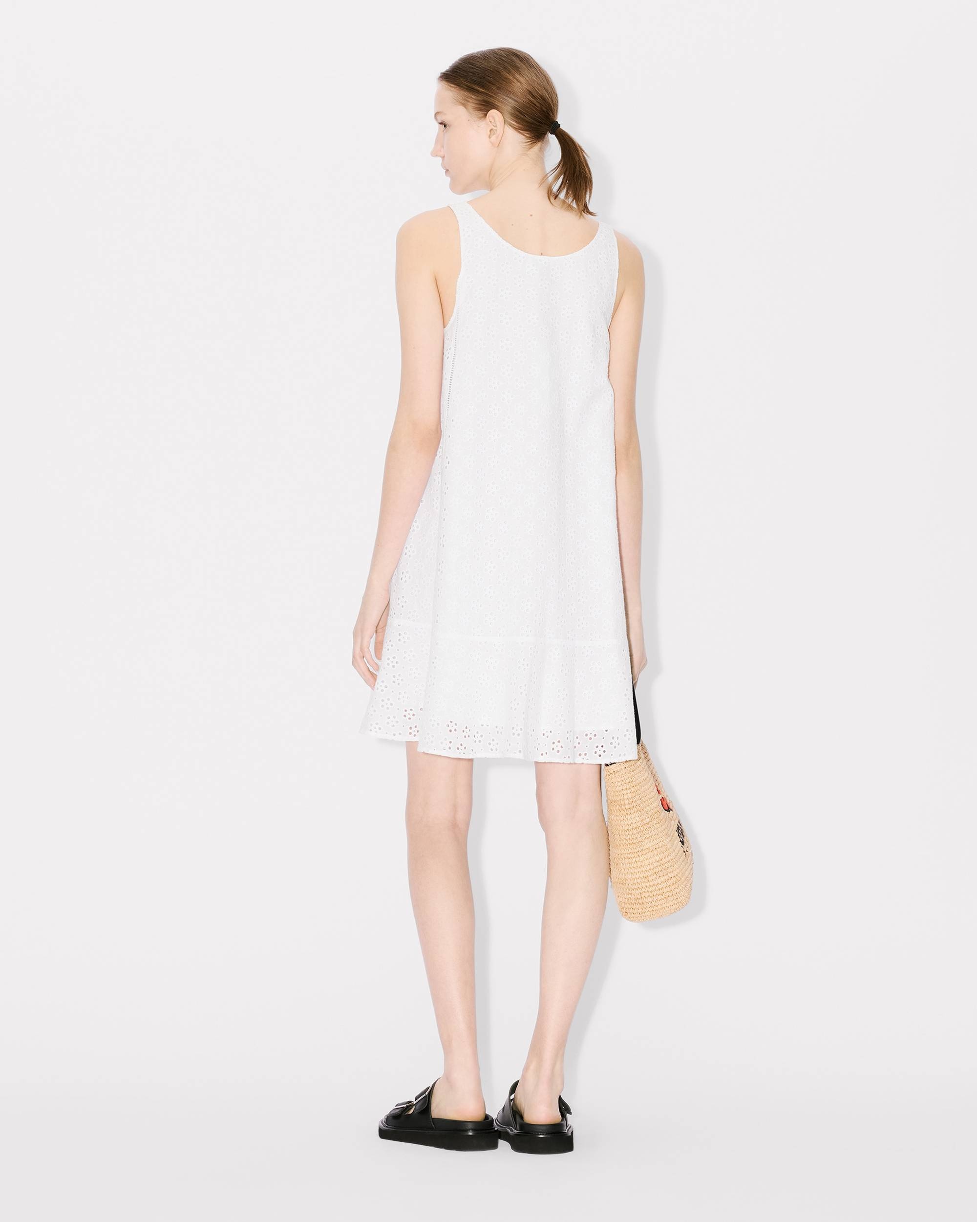 【KENZO】Workwear Dress/追跡可能/全国送料無料 KENZO 'KENZO Boke Flower Broderie Anglaise' dress | REVERSIBLE