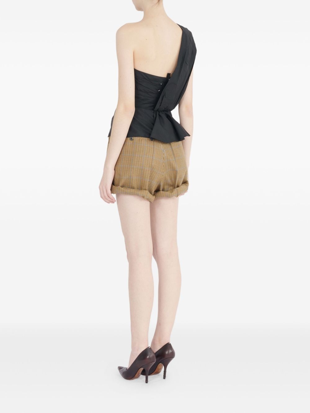asymmetric one-shoulder blouse - 5