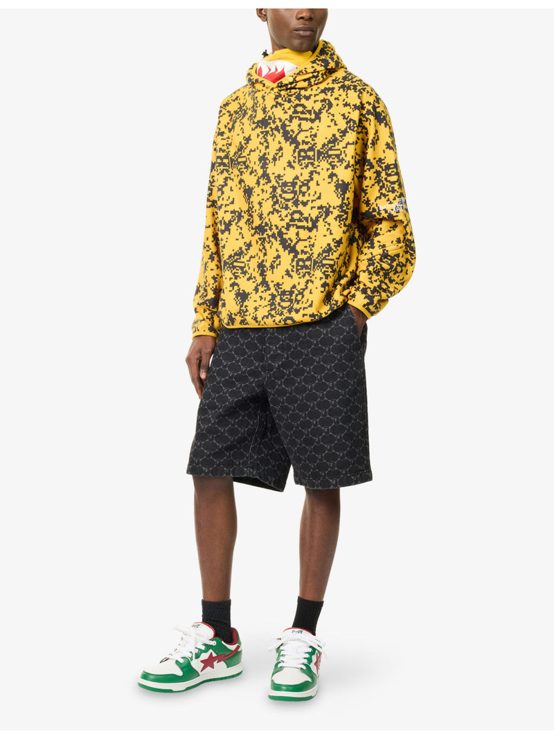 A BATHING APE® Bape x Kazuki Camouflage-Print Fleece Hoody outlook