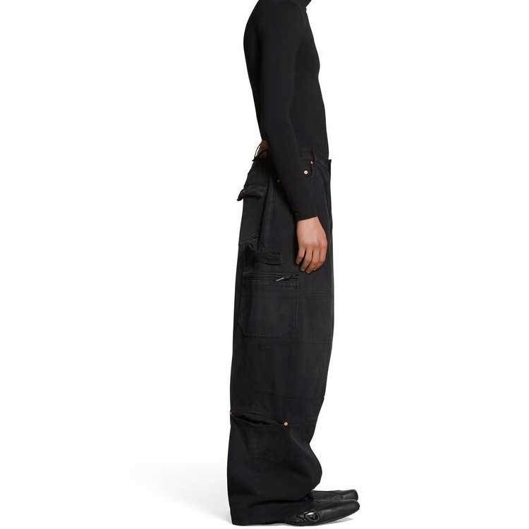Balenciaga Cargo Pants 'Black' 767971TNW111672 - 5