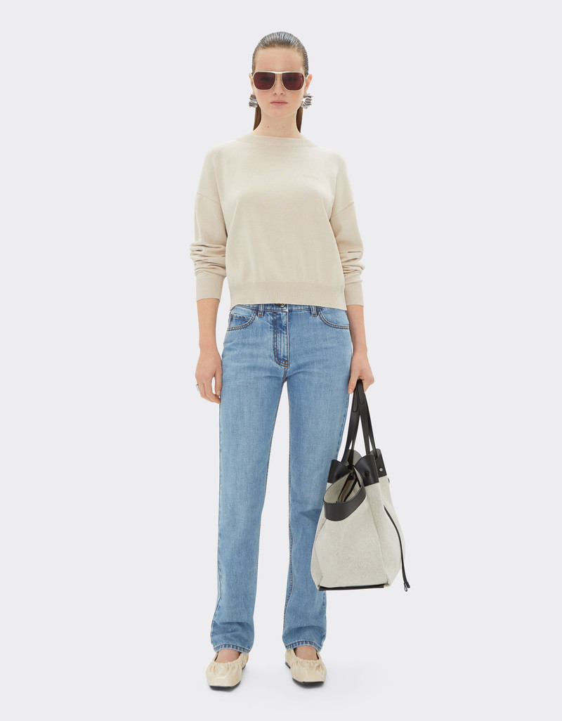 Ferrari Cotton and silk long sleeve sweater outlook