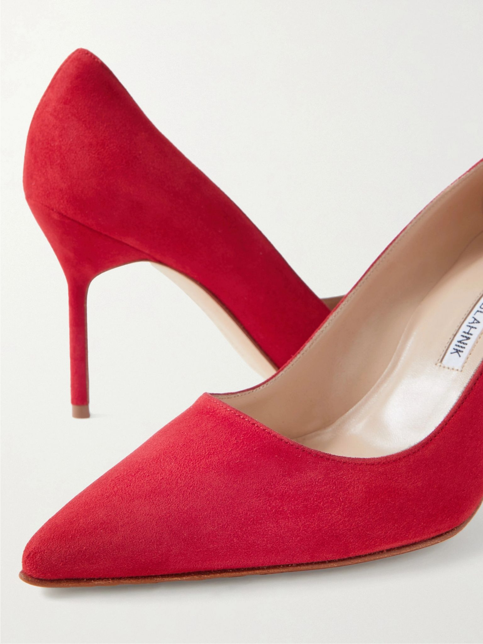 BB 90 suede pumps Red - 4