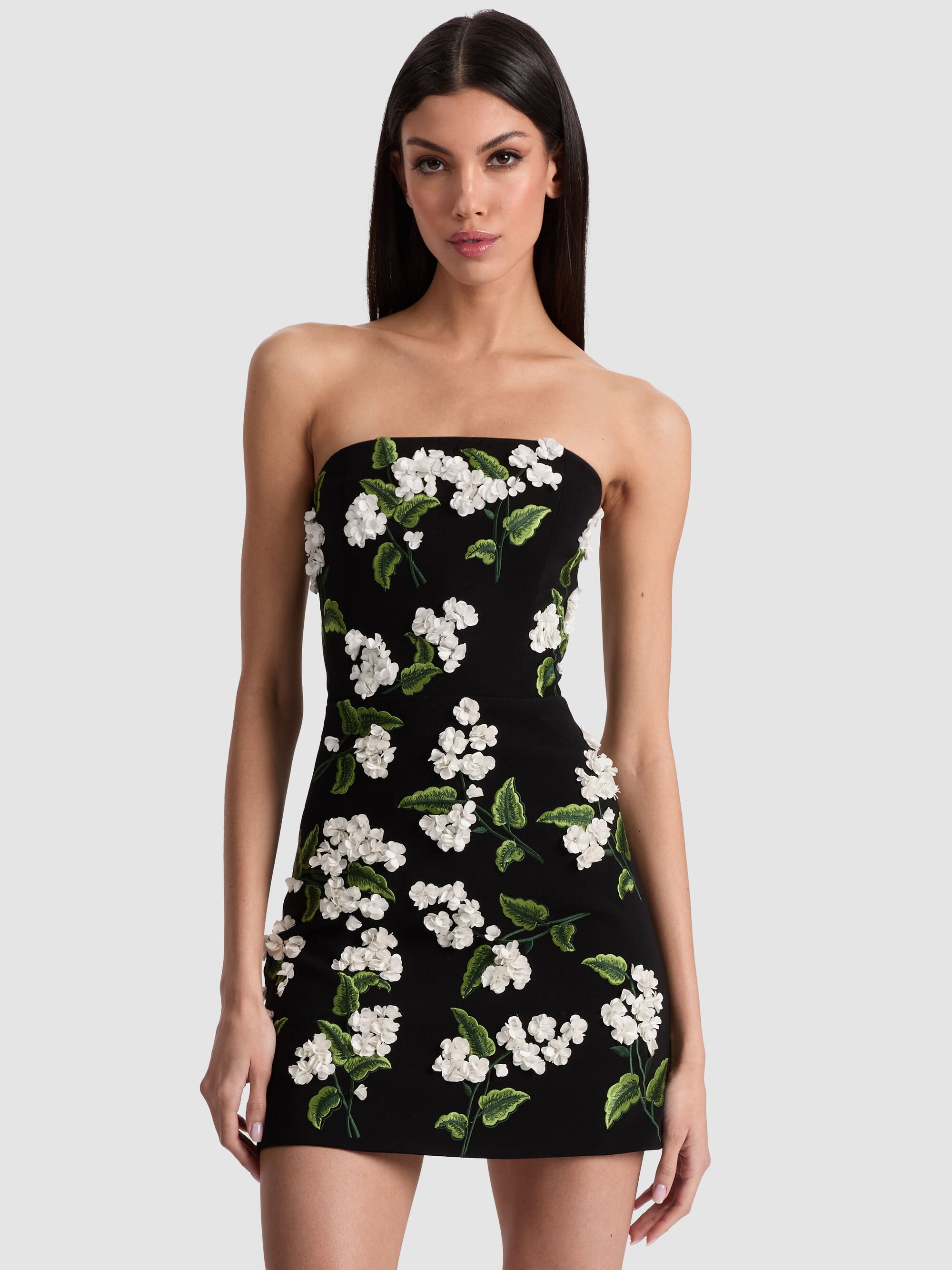 VELIA EMBELLISHED MINI GOWN - 4