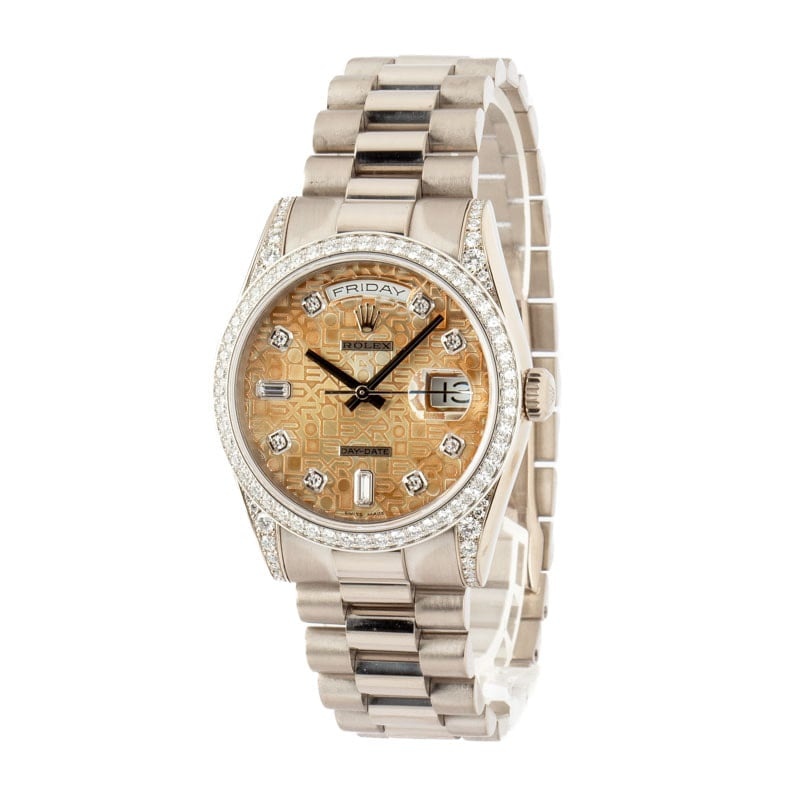 Pre-owned Rolex President Day-Date 118389 Jubilee Dial - 2