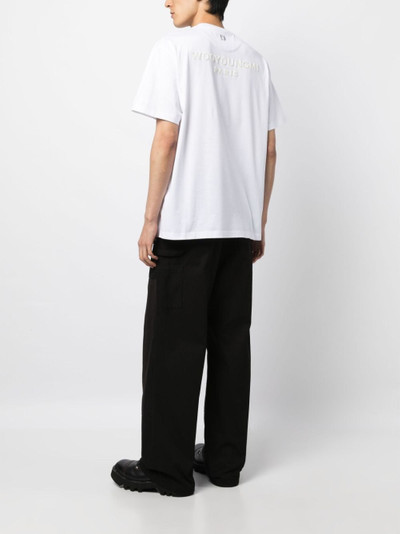 Wooyoungmi logo-patch cotton T-shirt outlook