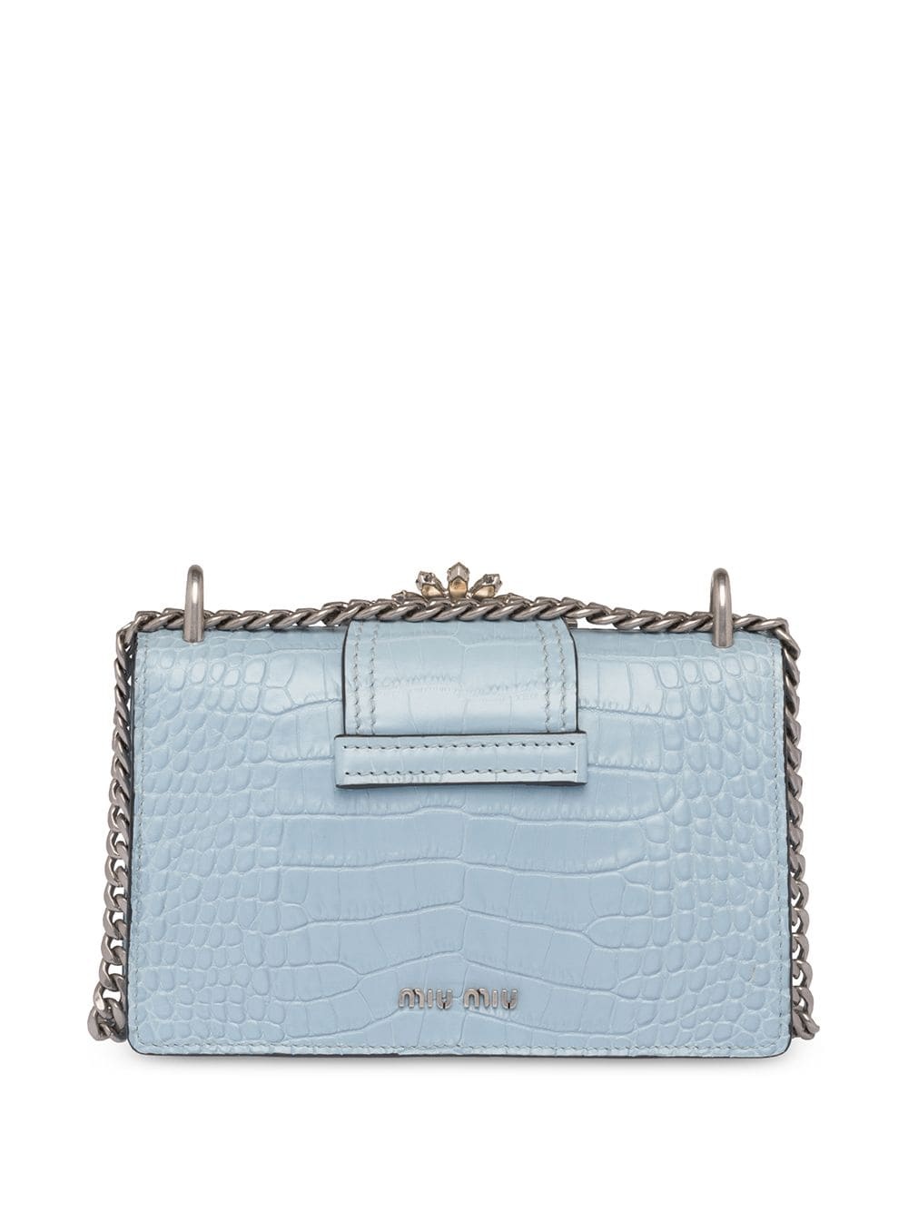 Lady crocodile-effect shoulder bag - 3