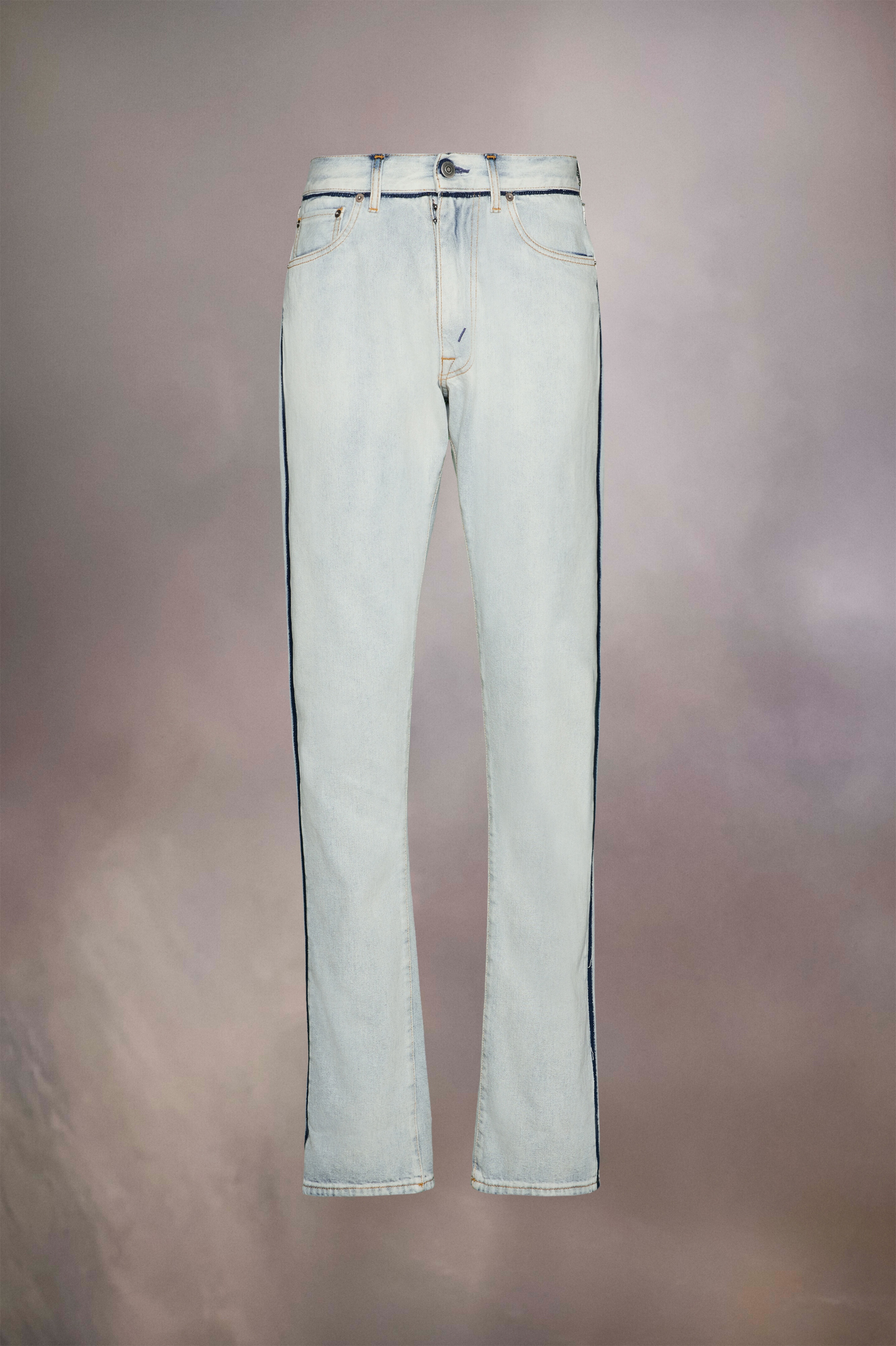 Japanese denim turn-up jeans - 2