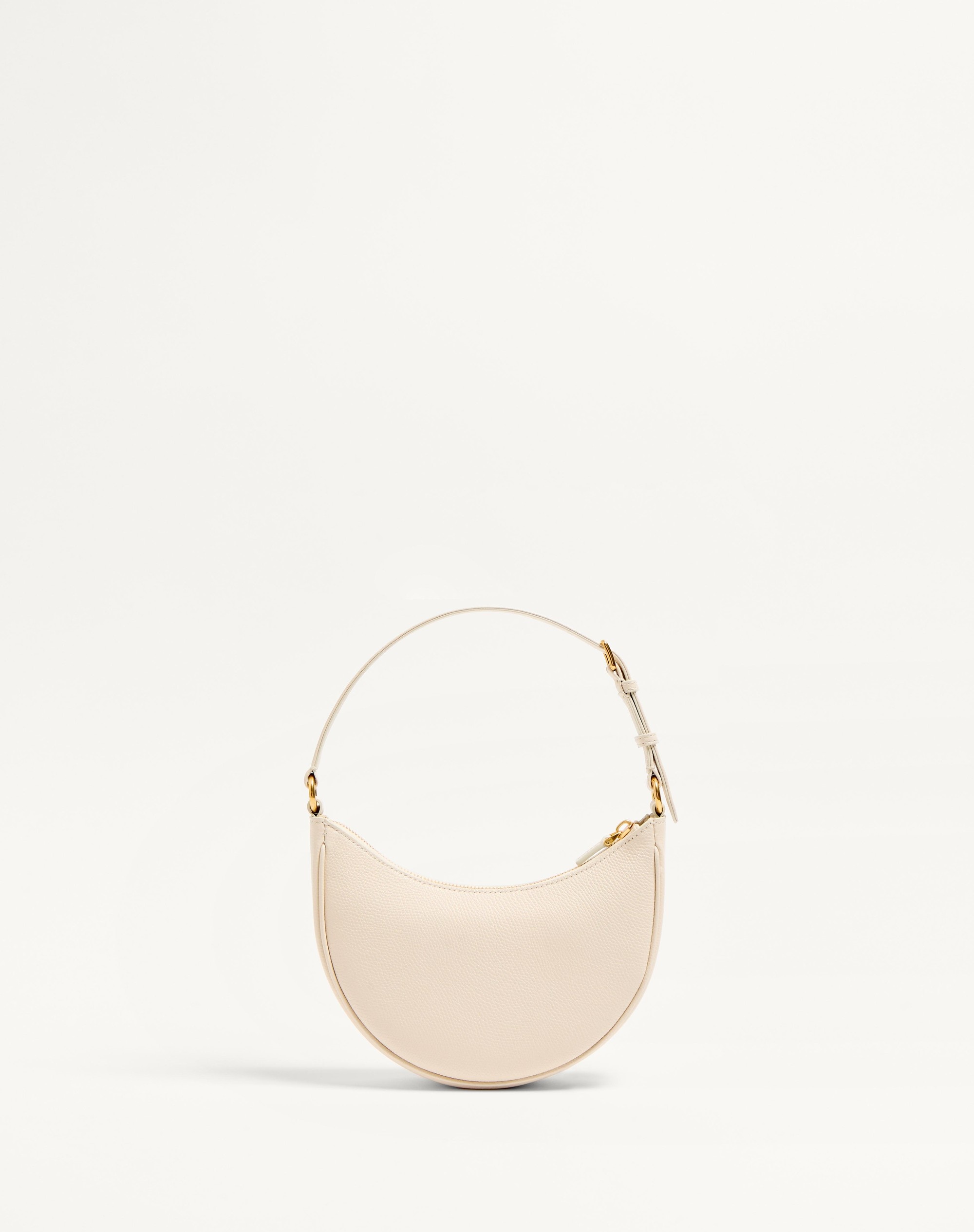 VLOGO SIGNATURE MINI HOBO BAG IN GRAINY CALFSKIN - 5