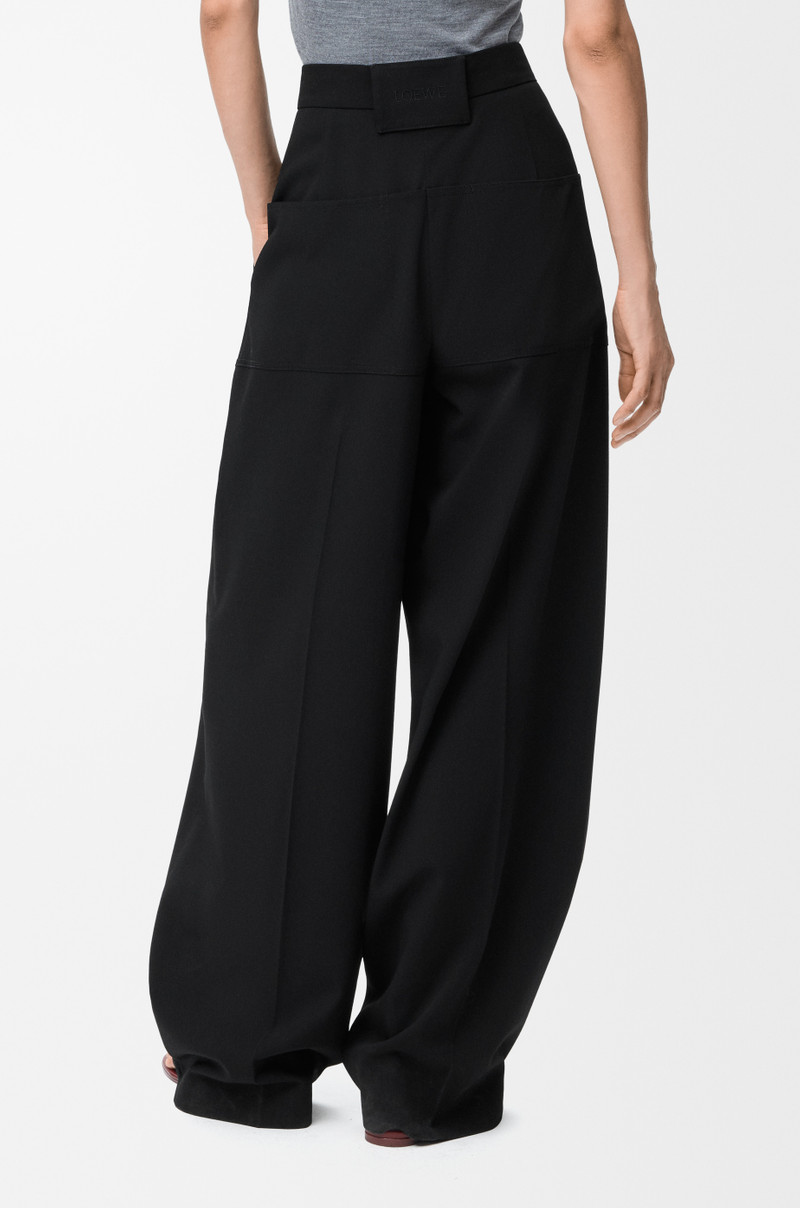 Cargo trousers in wool 4