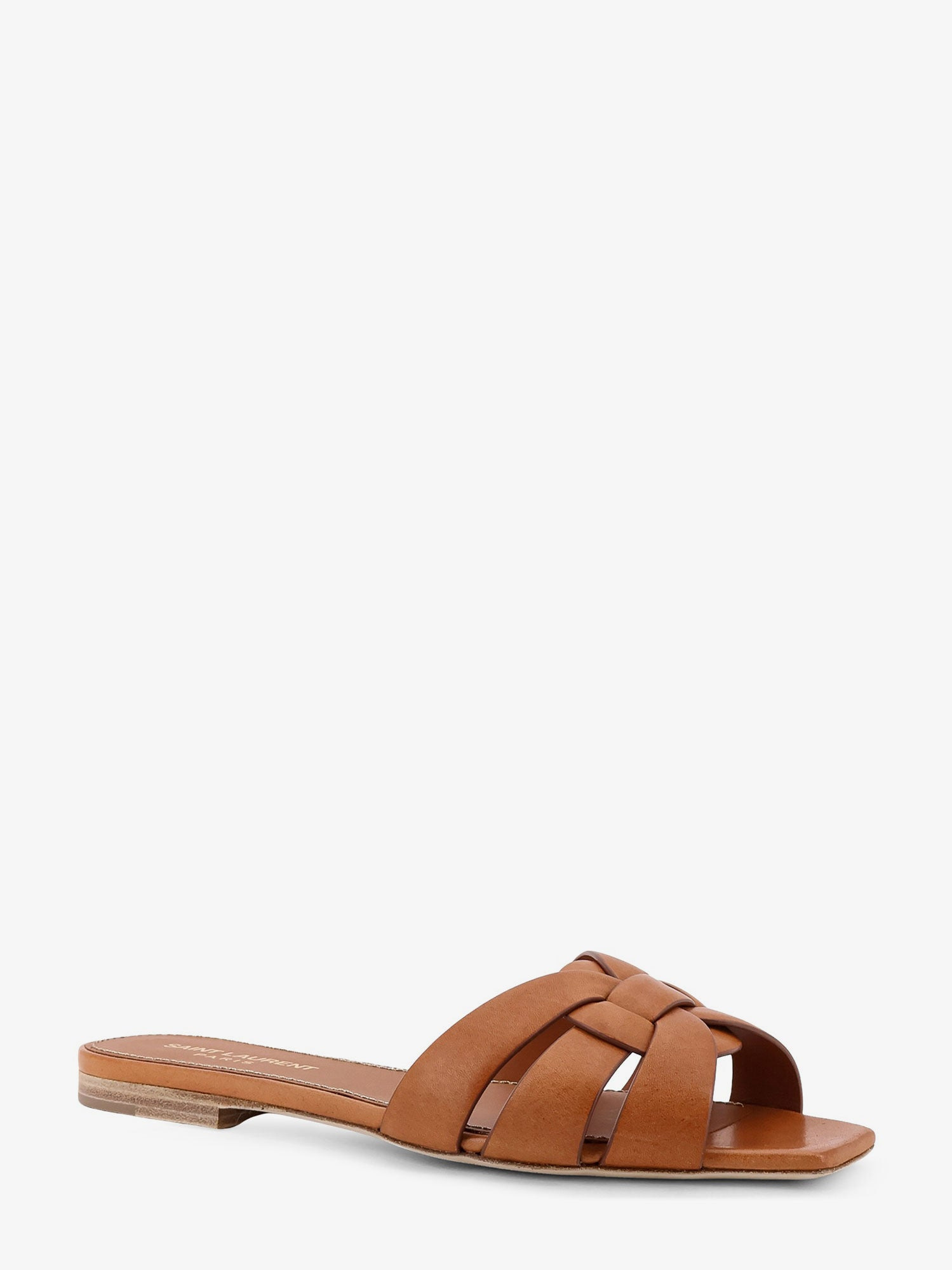 Tribute 05 Flat Leather Sandals - 2