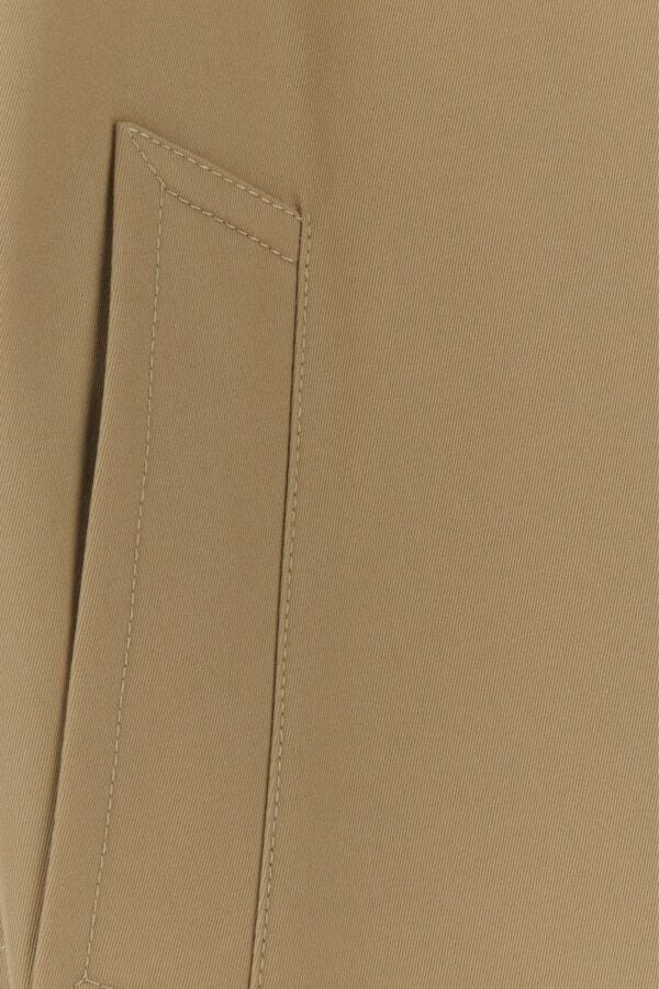 Moschino Beige gabardine oversize trench coat