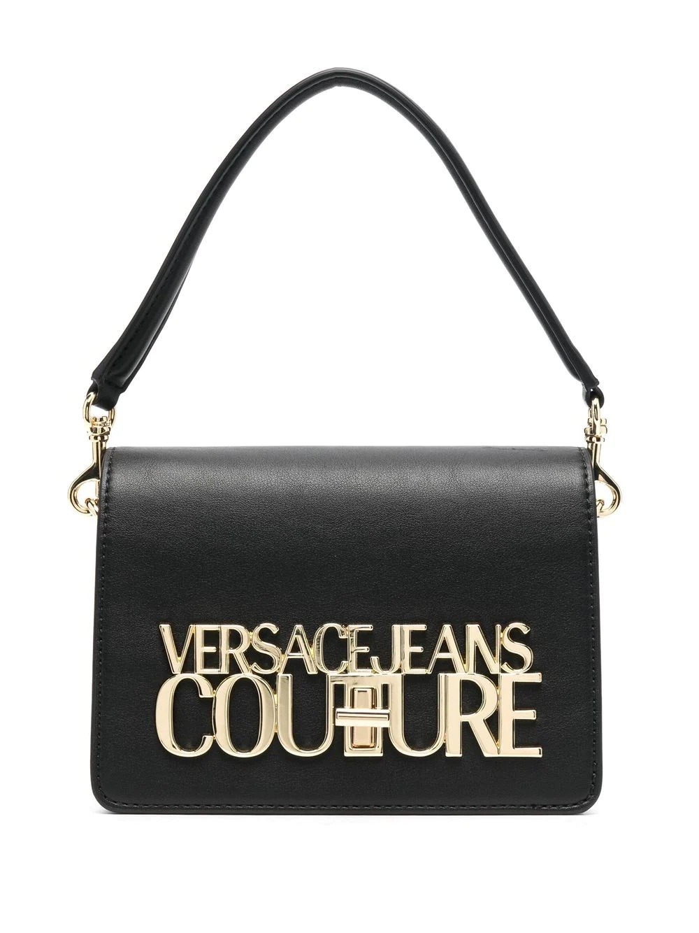 logo-lettering chain-detailing crossbody bag - 6