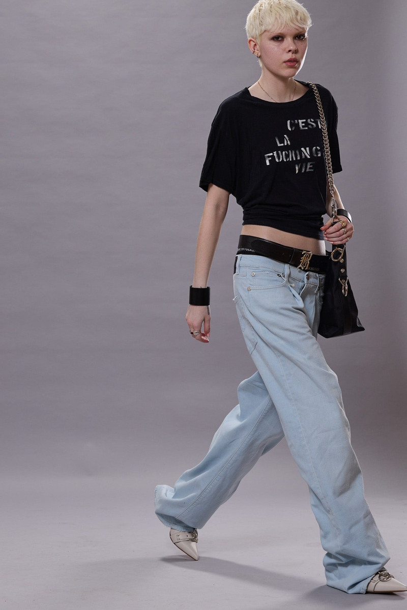 R13 DAMON PLEATED JEAN outlook