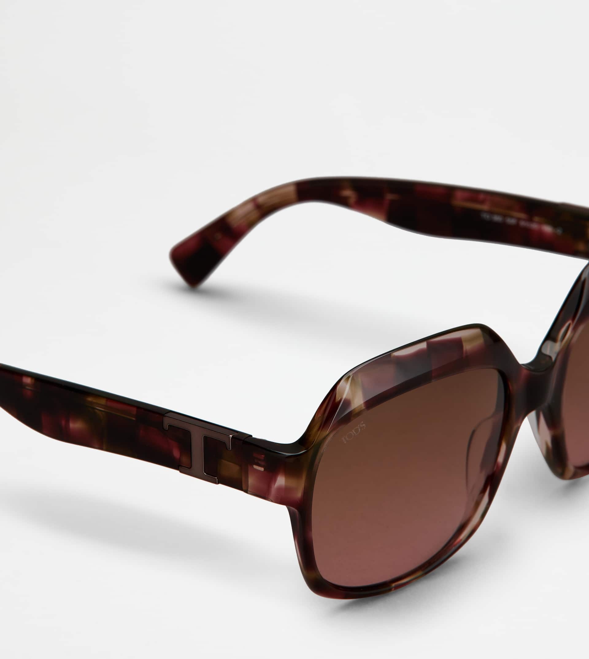 OVERSIZED SUNGLASSES - BROWN - 4