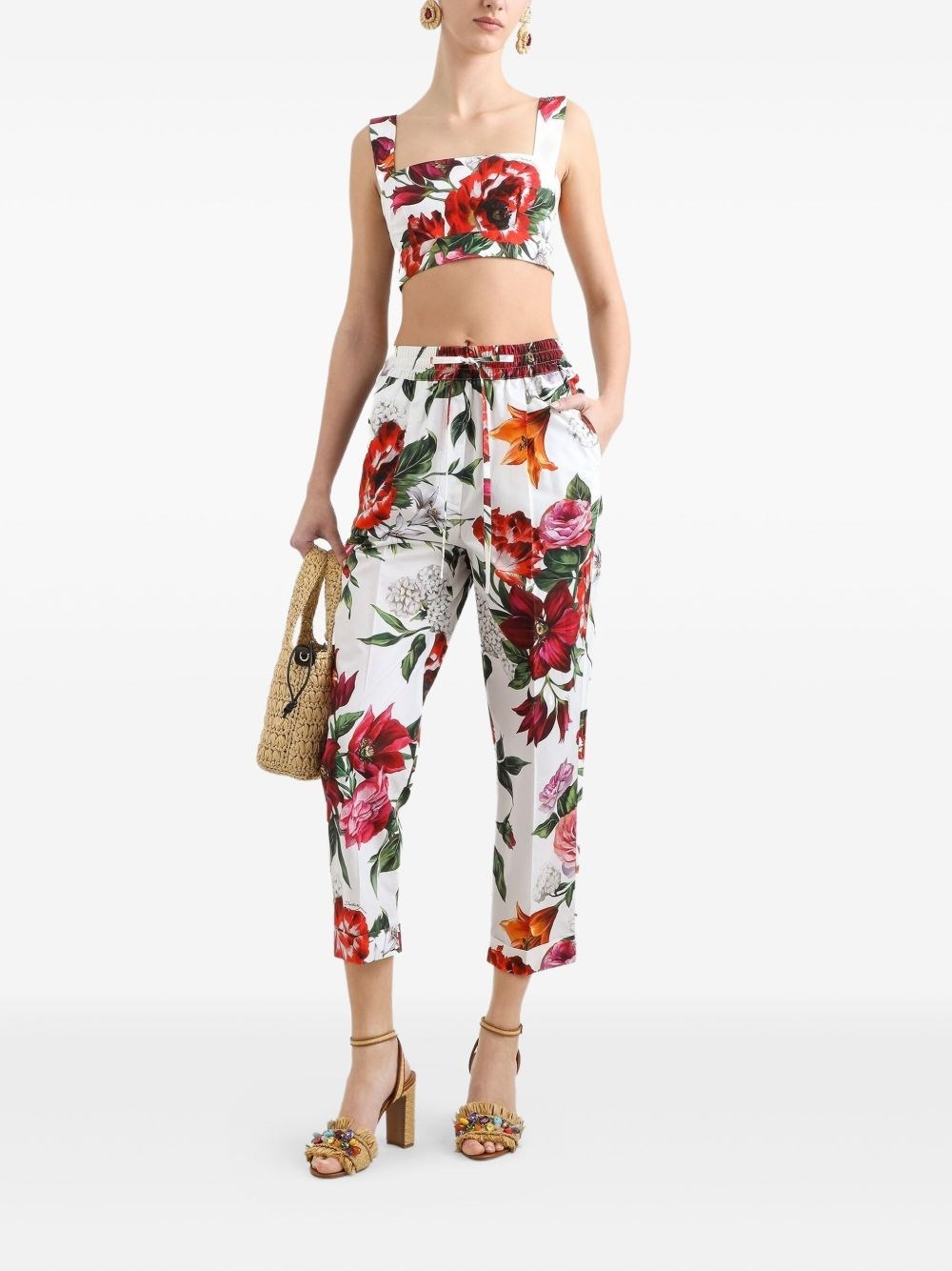 Flower print cotton top - 2