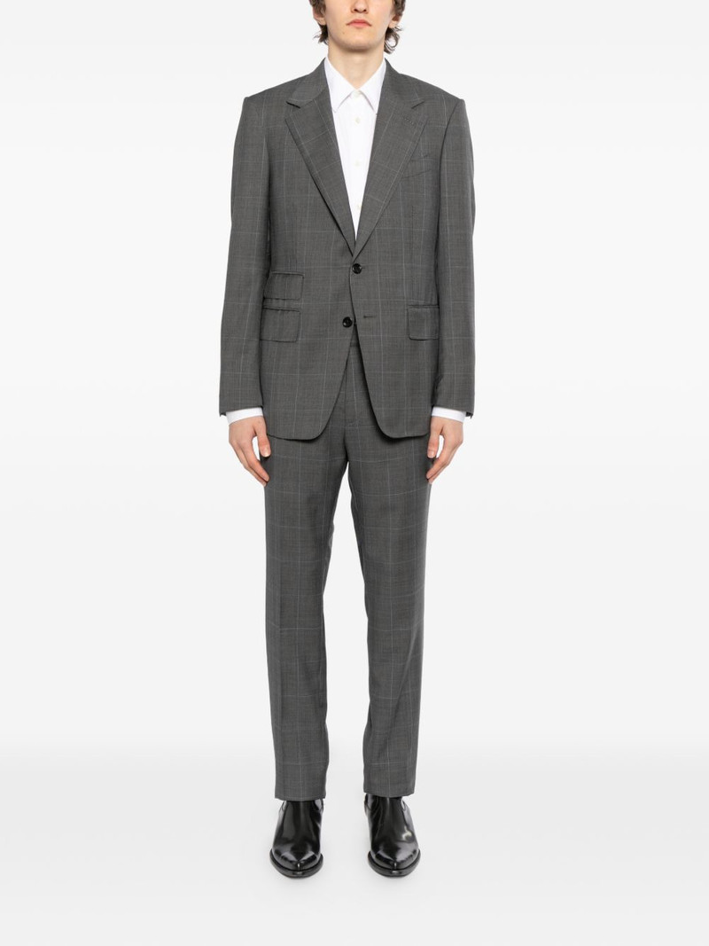 TOM FORD checked suit outlook