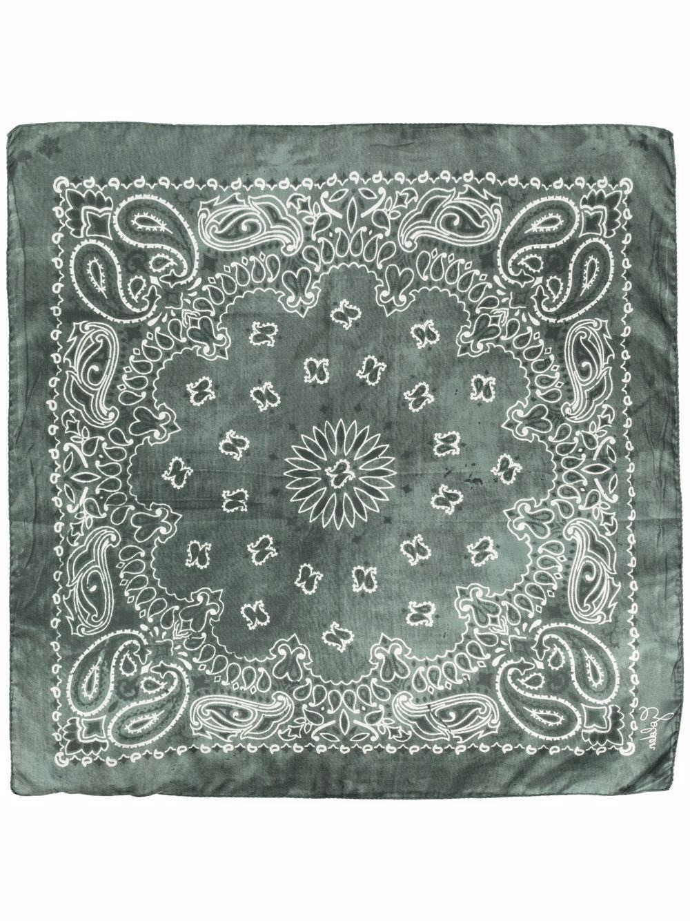 Paisley Pattern Scarf - 4
