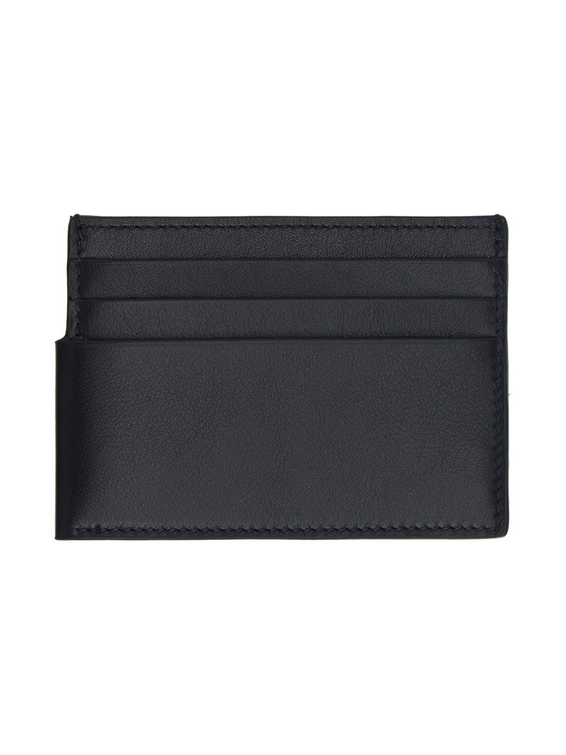 Alexander McQueen Black Detachable Card Holder outlook