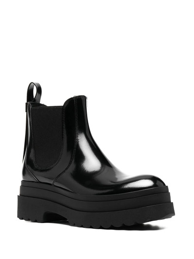 REDValentino patent leather ankle boots  outlook