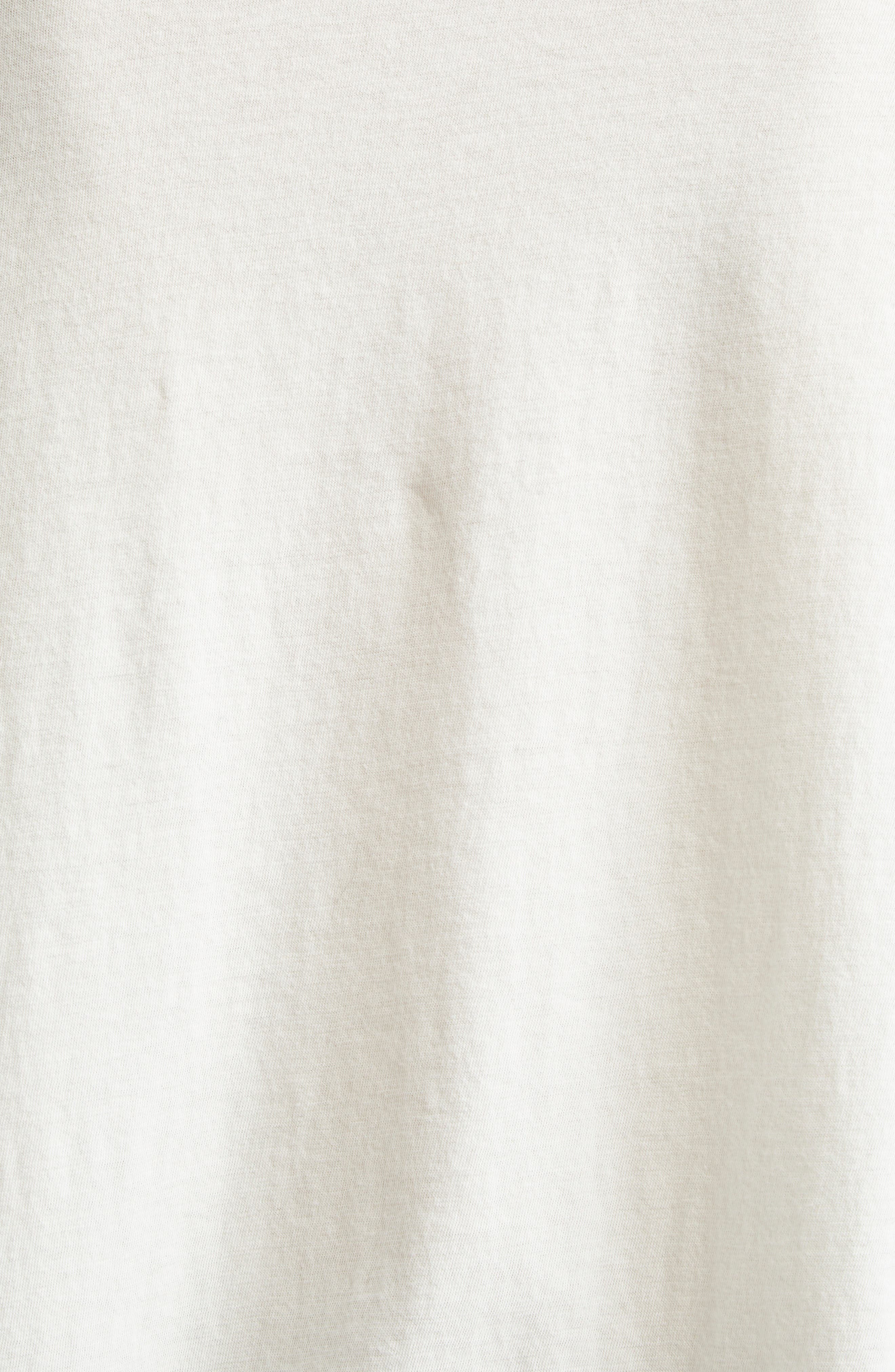 R13 9 Lives Cotton & Cashmere Graphic T-Shirt in Ecru at Nordstrom - 7