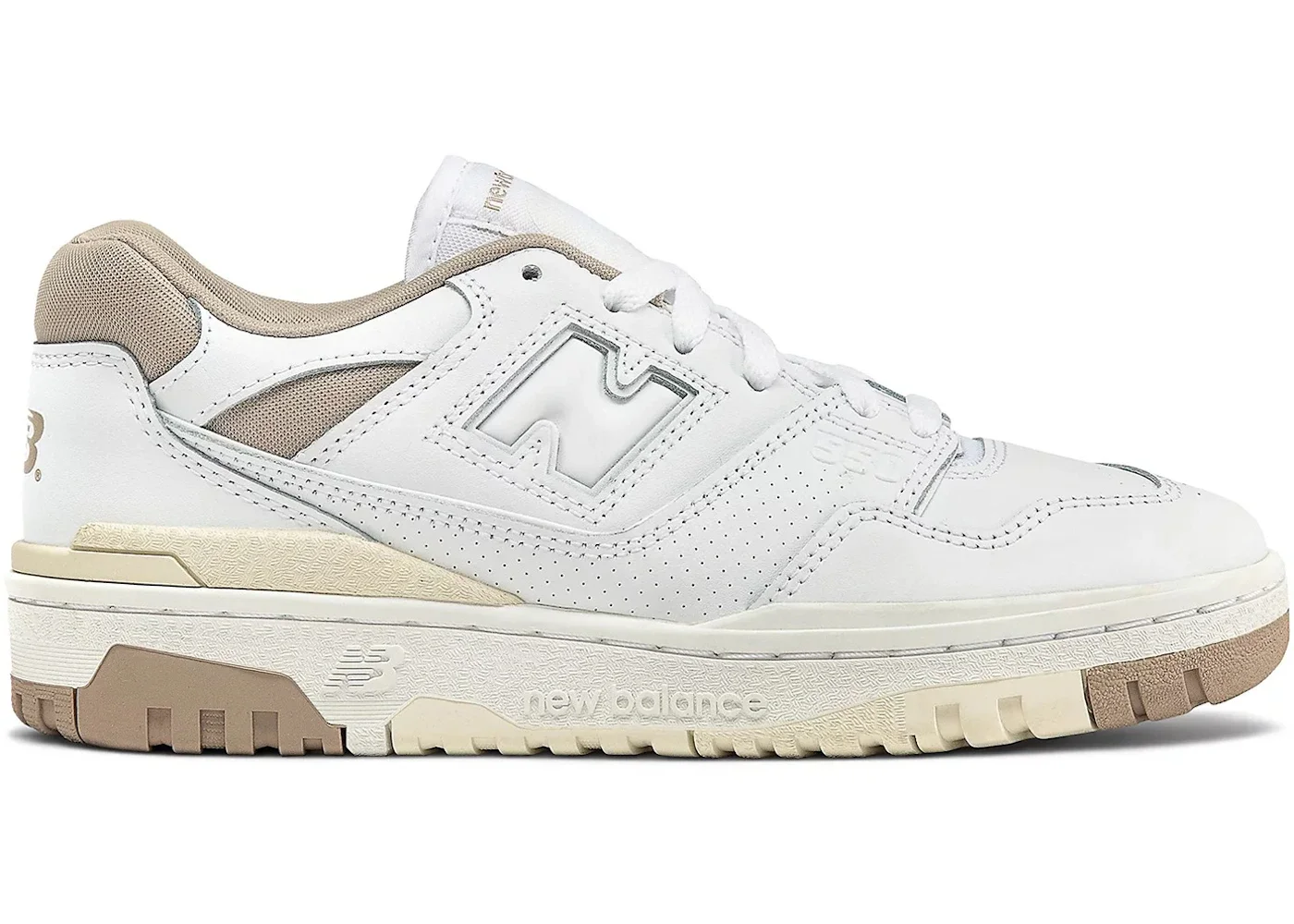 New Balance 550 White Raw Cashew (Women's) - 1
