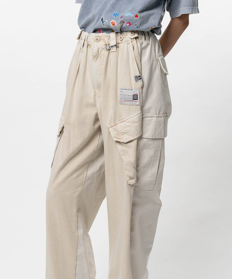 Maison MIHARAYASUHIRO Front Back Combined Cargo Pants outlook