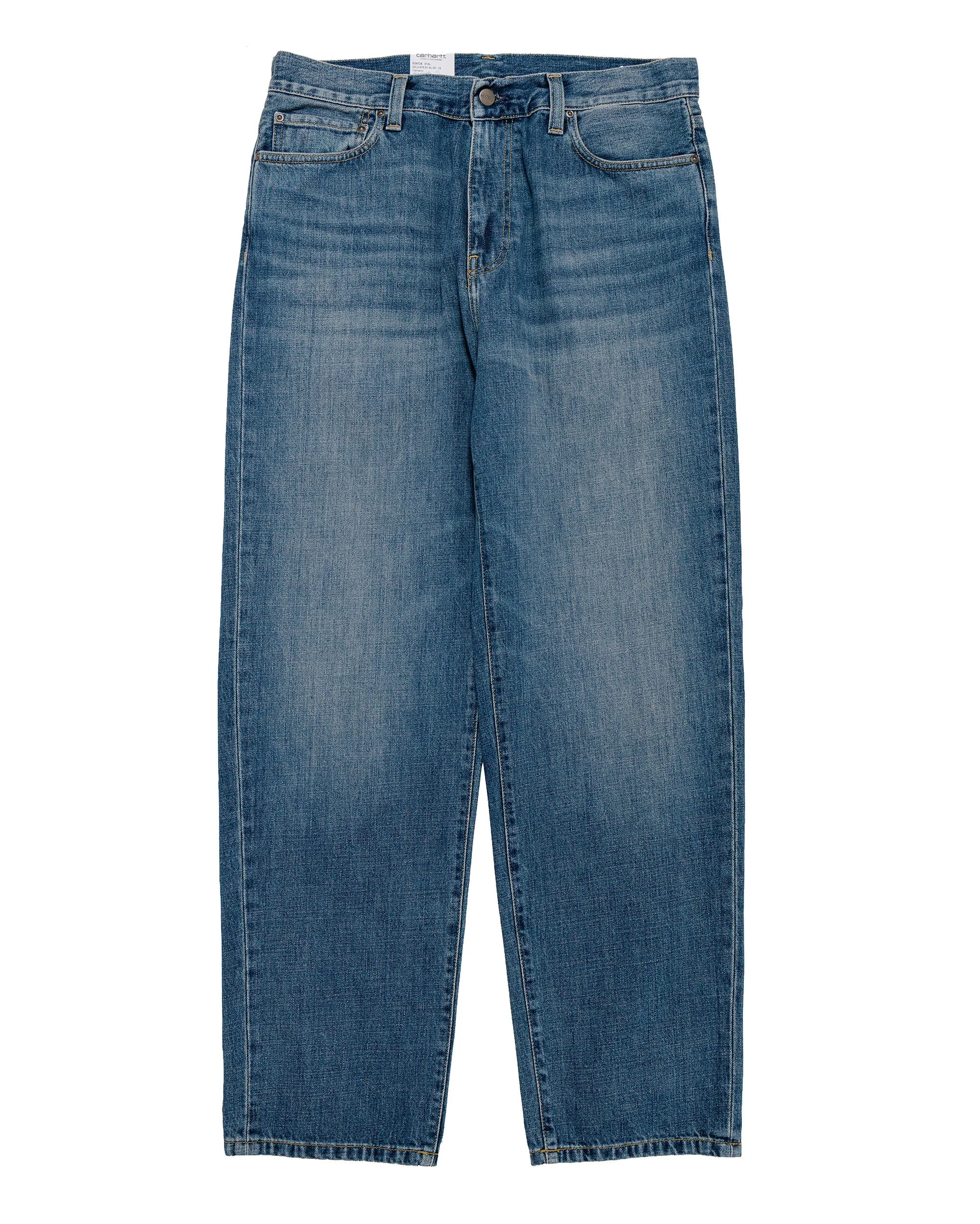 Carhartt W.I.P. Aaron Pant Blue Dark Used Wash - 1