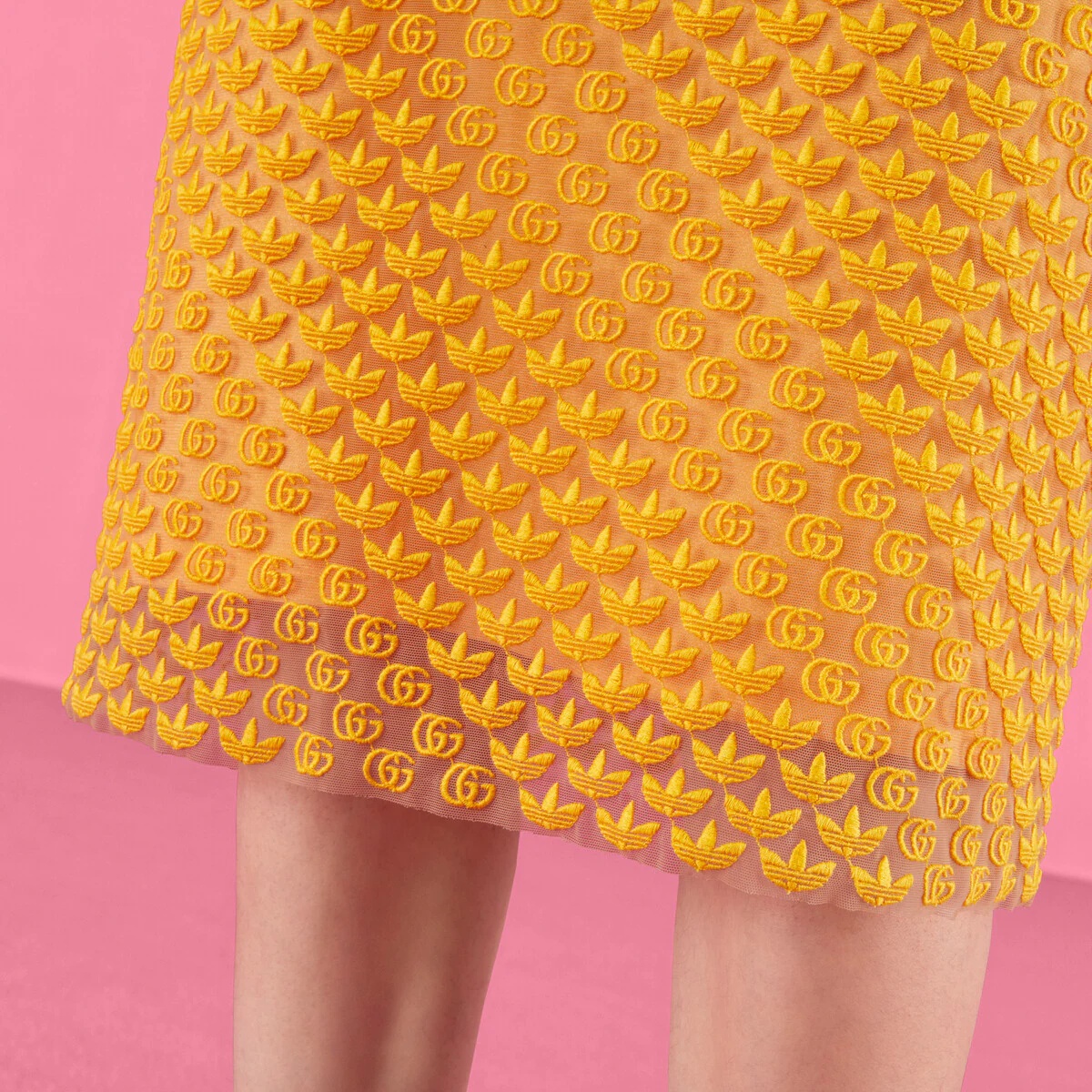 adidas x Gucci GG tulle skirt - 4