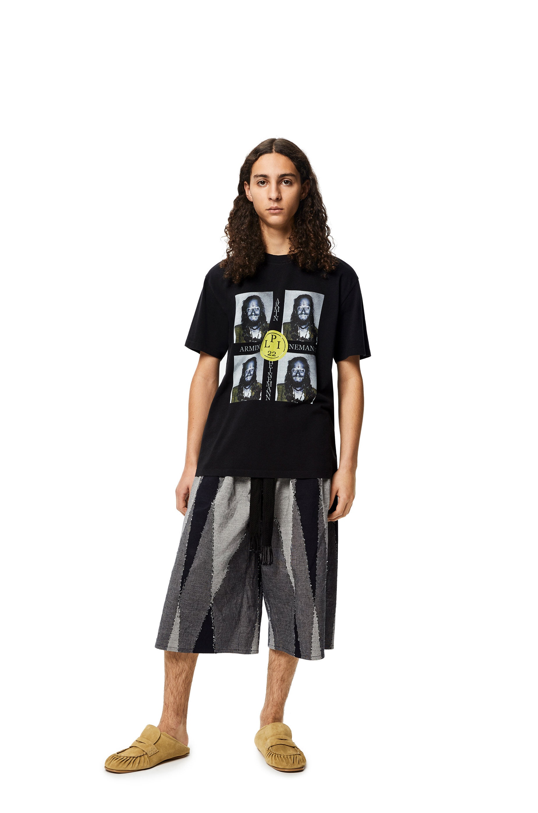 Portrait print T-shirt in cotton - 2