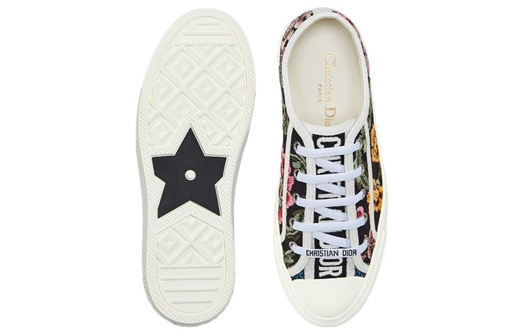 (WMNS) DIOR Walk'n'DIOR Sneaker Black Multicolor Cotton KCK211FWY_S900 - 6