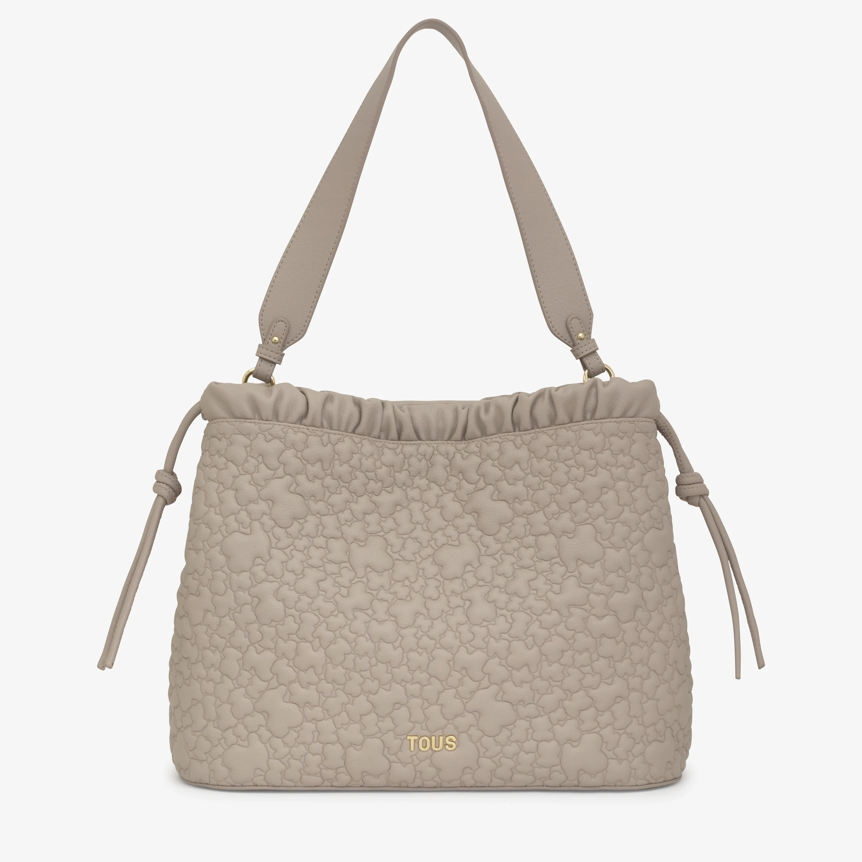 Large taupe TOUS Puffy Bear Shoulder bag - 1