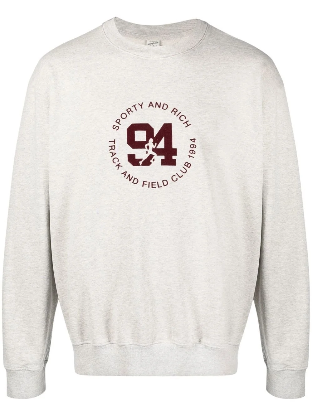 logo-print crew-neck sweatshirt - 1