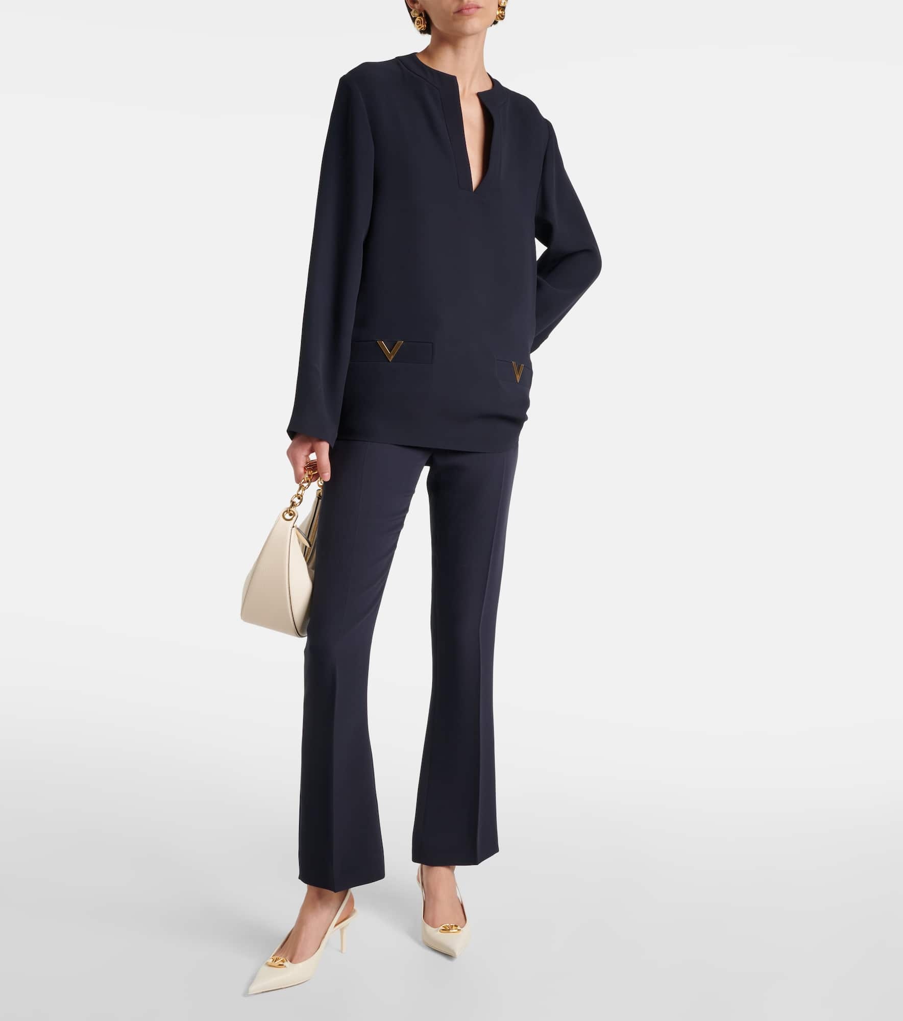 Cady Couture high-rise flared pants - 2