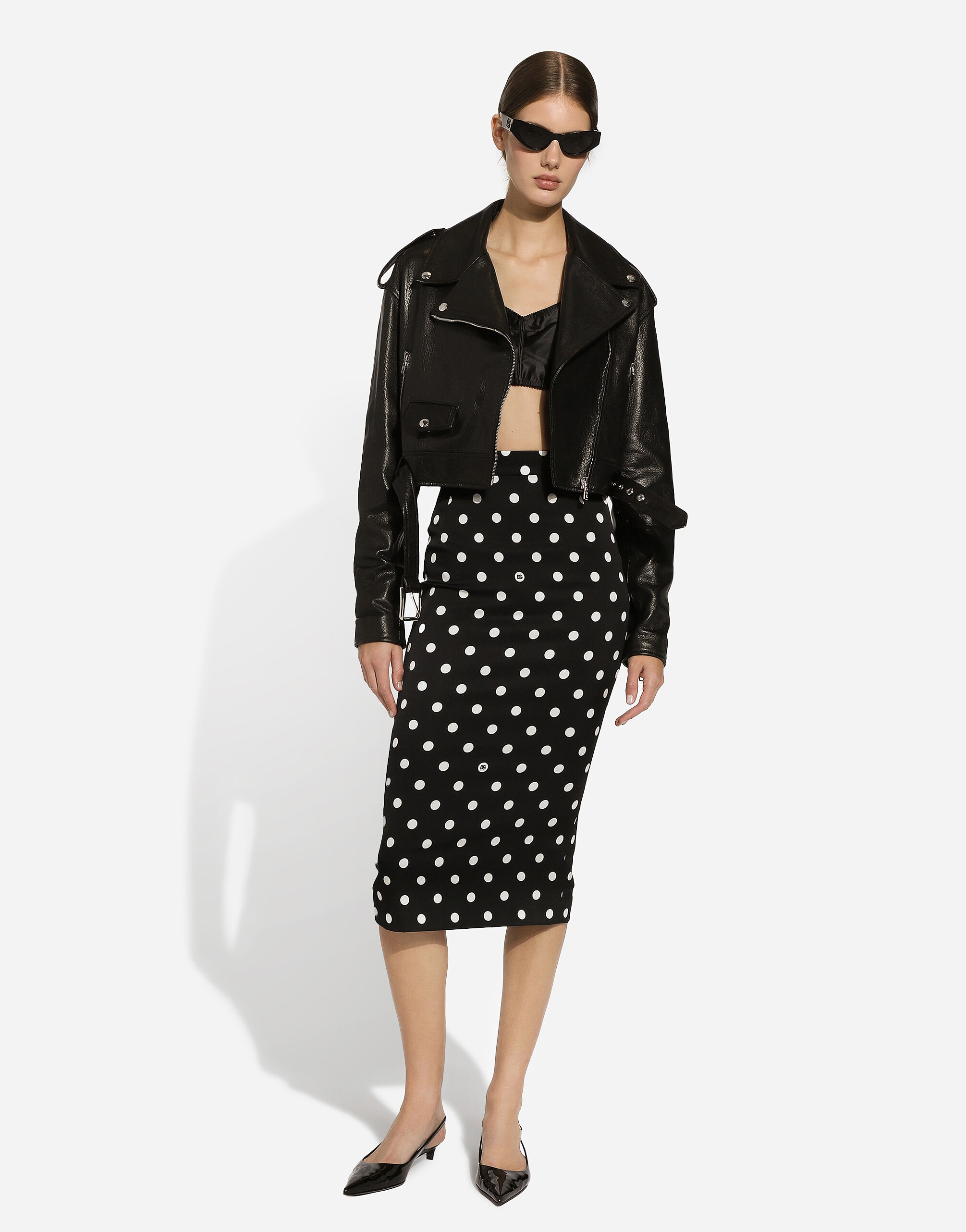 Plongé nappa leather biker jacket - 6