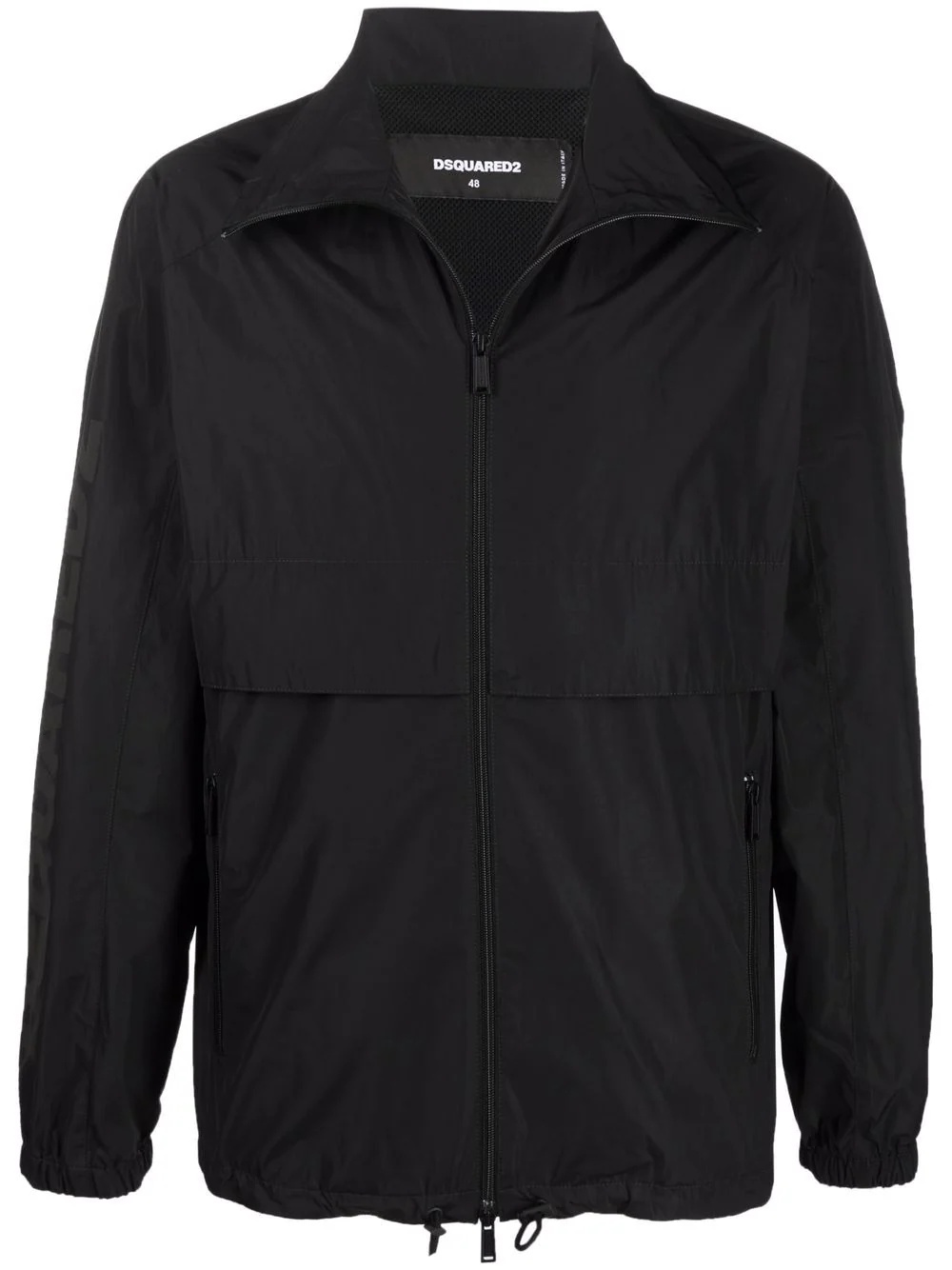 high-neck zipped lightweight jacket - 1