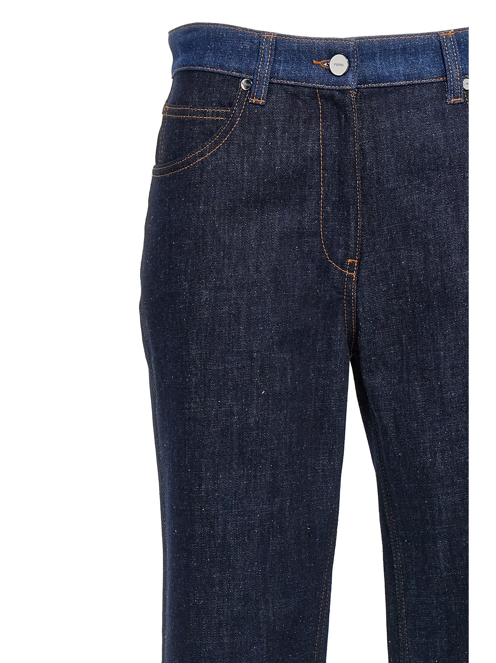 Fendi Women Two-Tone Jeans - 3
