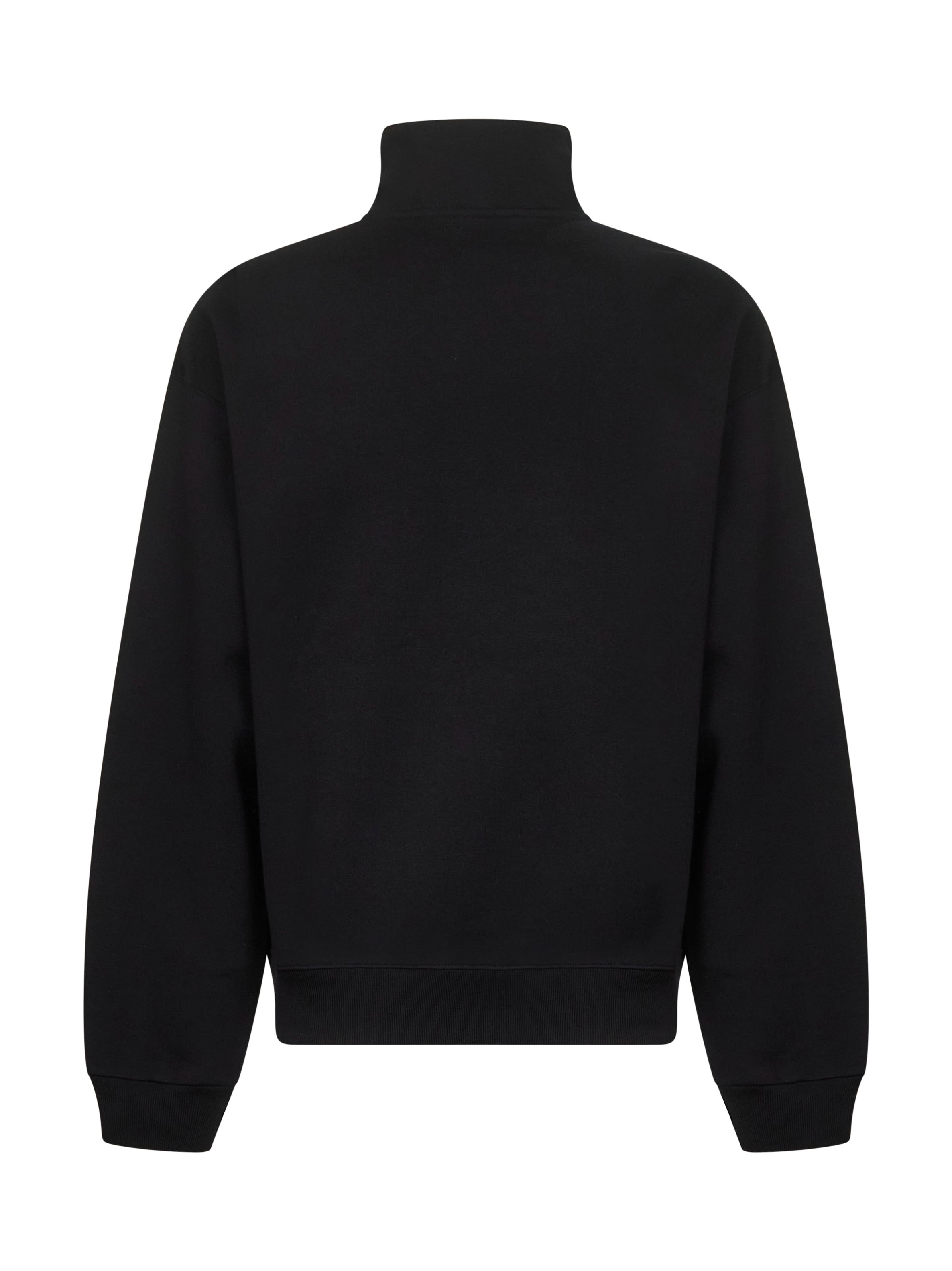 Black The Gros Grain zipped-rollneck sweatshirt - 2
