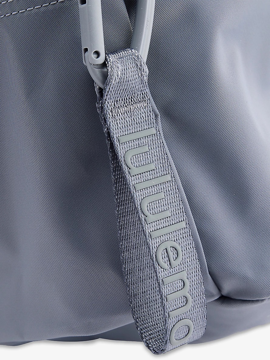 New Crew Brand-Print Woven Backpack - 6