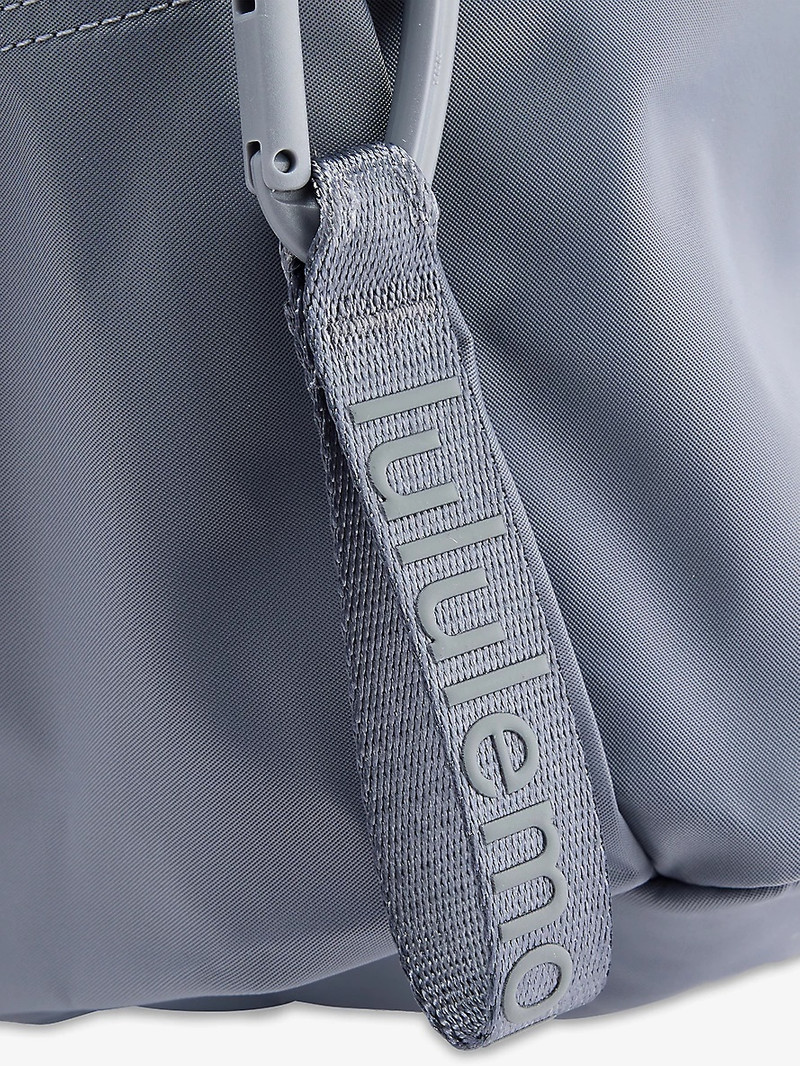 New Crew Brand-Print Woven Backpack 6