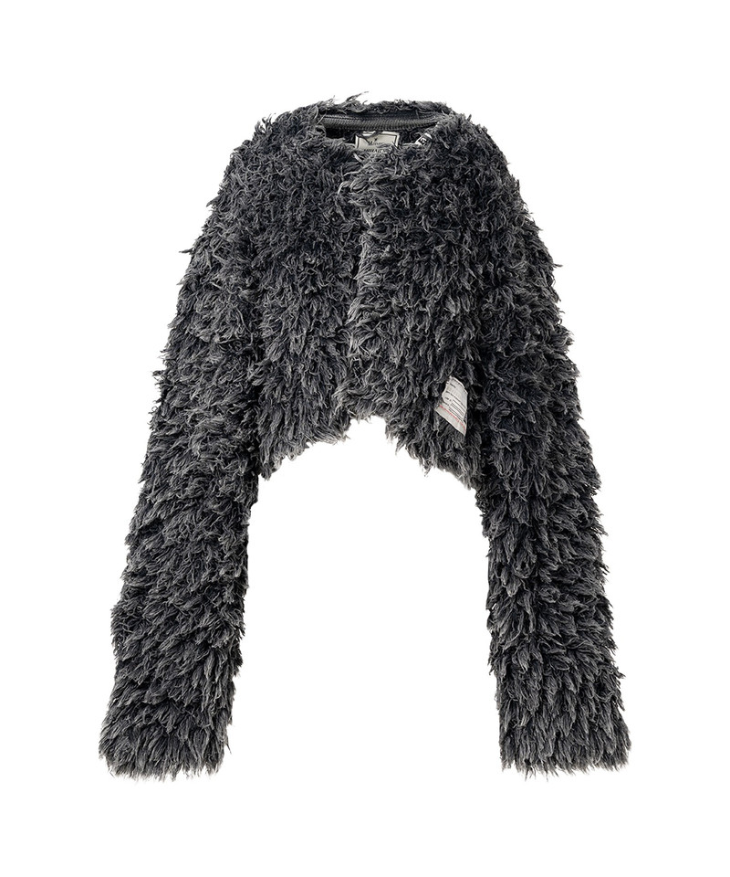 Bleached Shaggy Knit Sweater 9