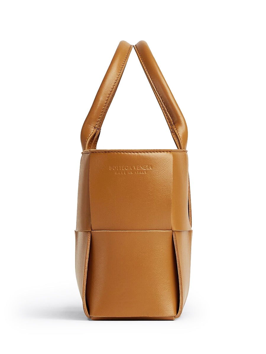 Mini Arco Tote Bag in Camel - 4