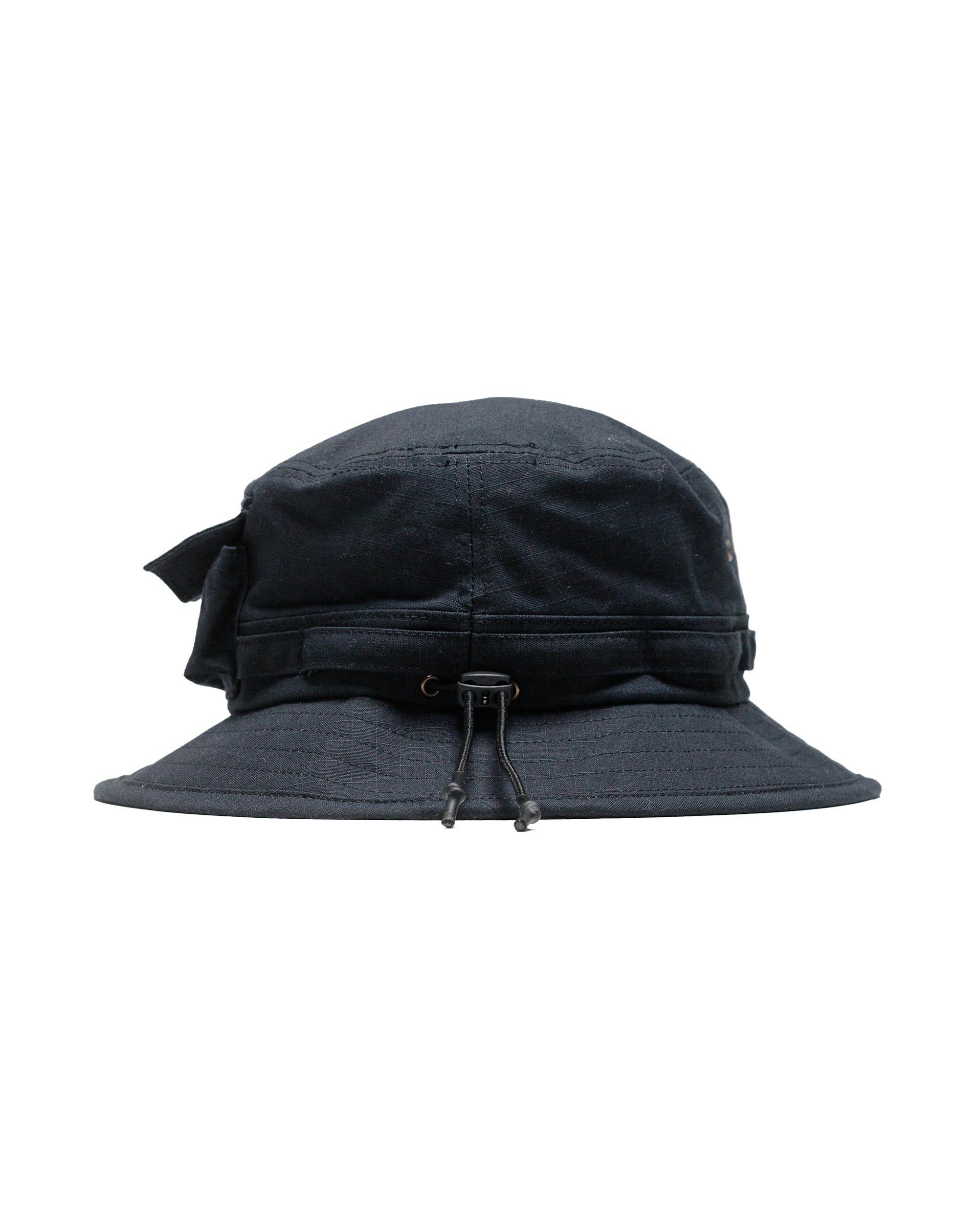 Lost & Found MIL Jungle Hat Cotton Ripstop Black - 3