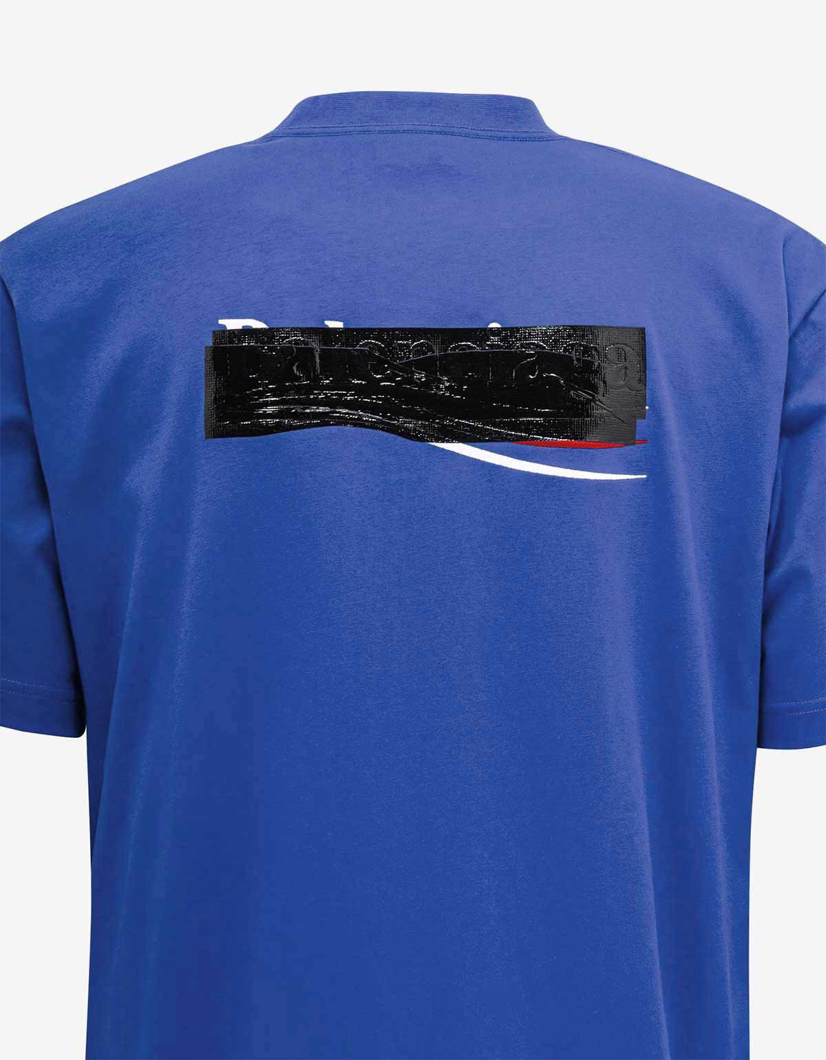 Balenciaga Blue Gaffer Logo Large T-Shirt - 5