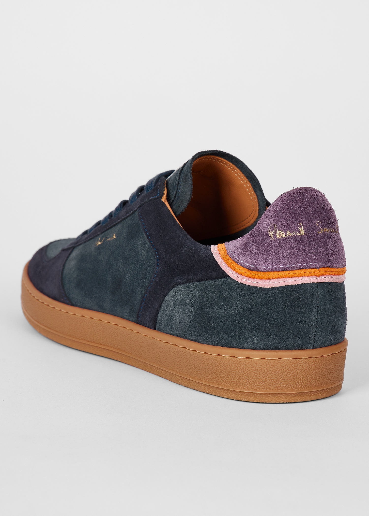 Navy Suede 'Destry' Trainers - 3