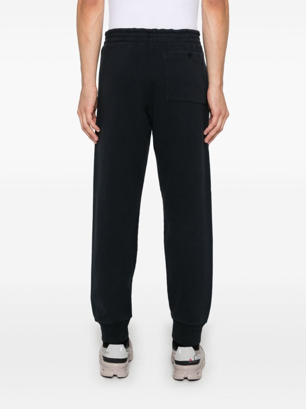 logo-embroidered track trousers - 4